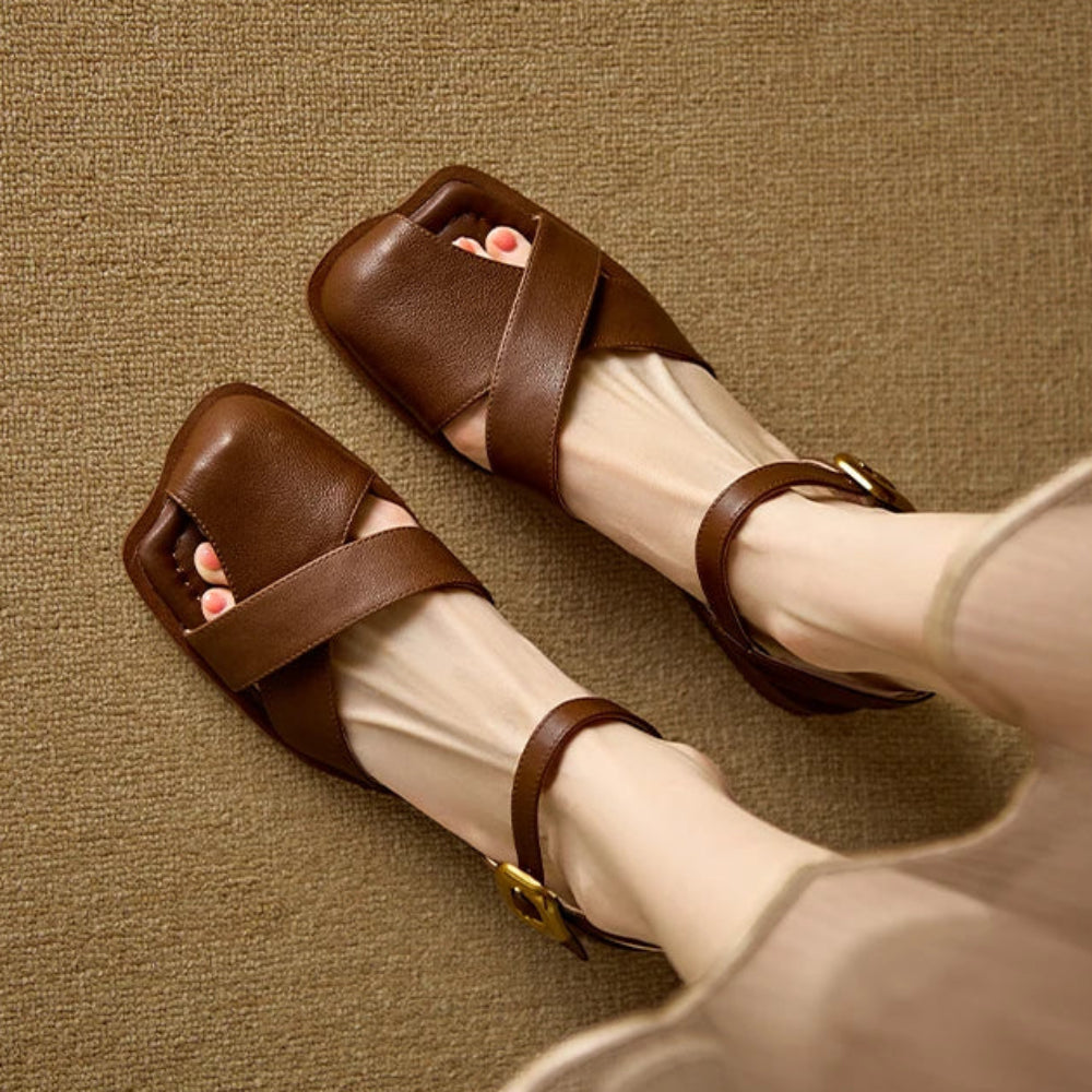 Portofino Leather Sandals