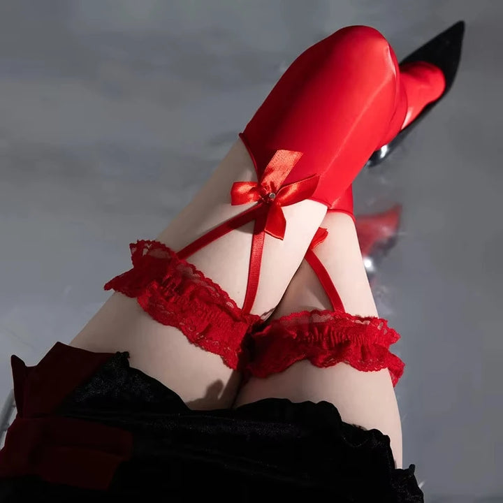 Ribbon Kiss Pantyhose