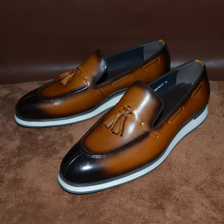 Tassetto Tassel Deck Loafers