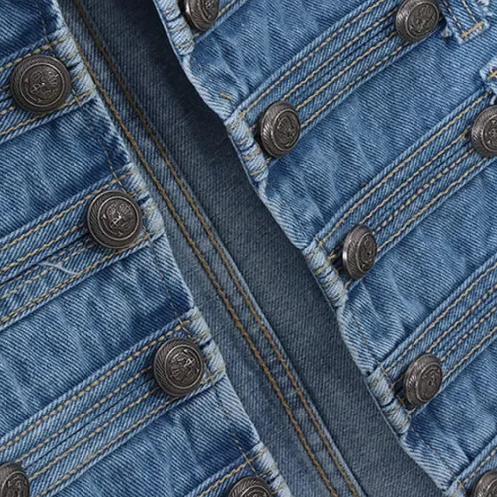 Cadence Cropped Denim Jacket