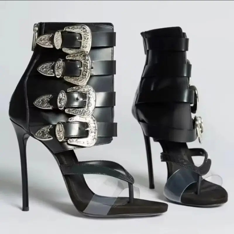 Ravenna Buckle Flip Sandals