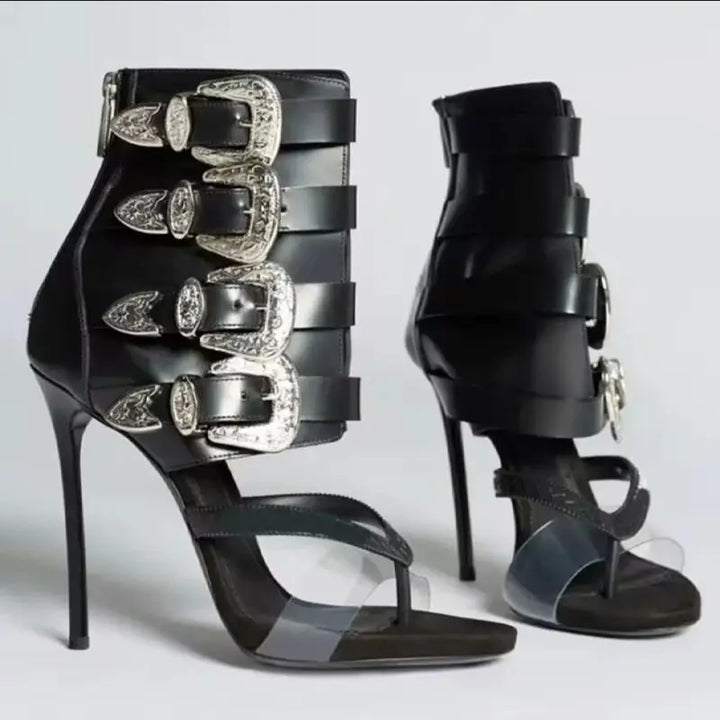 Ravenna Buckle Flip Sandals