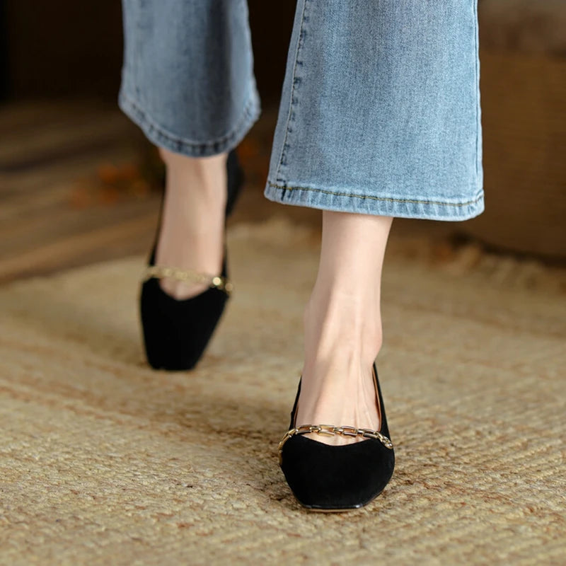 Marigold Chain Loafers