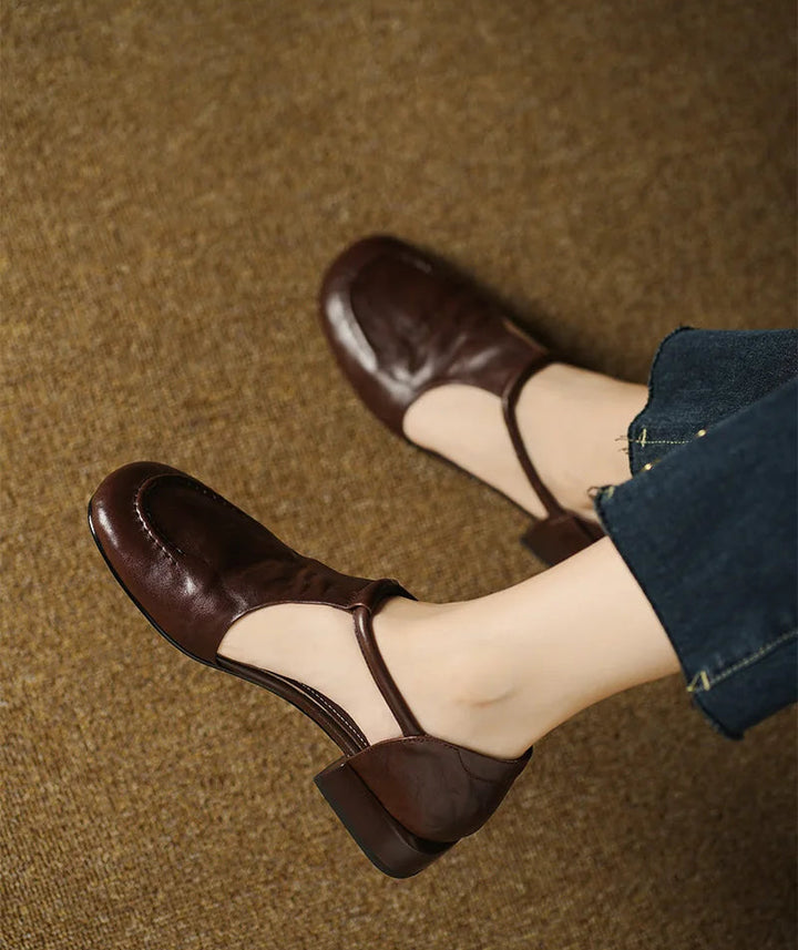 Minerva Leather Sandals