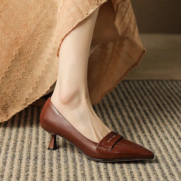 Loxley Penny Leather Pumps