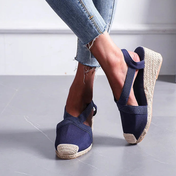 Braided Wedge Sandals