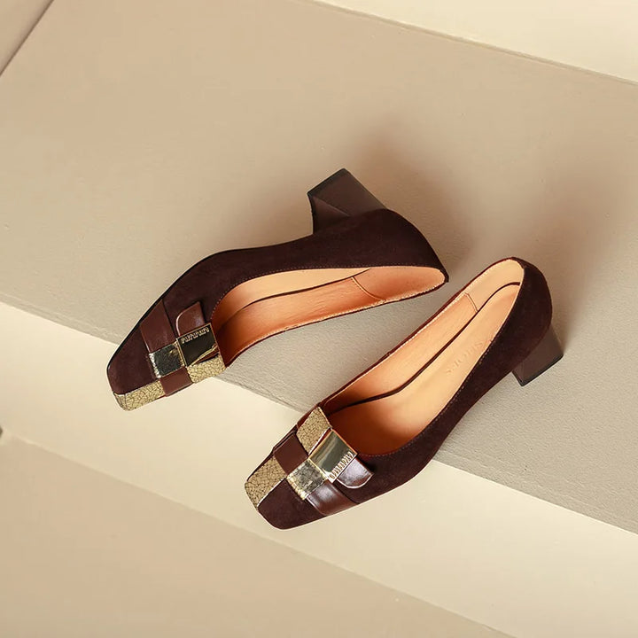 Cintura Suede Pumps