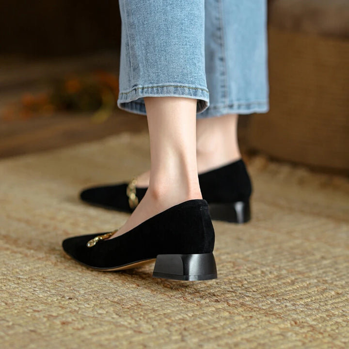 Marigold Chain Loafers