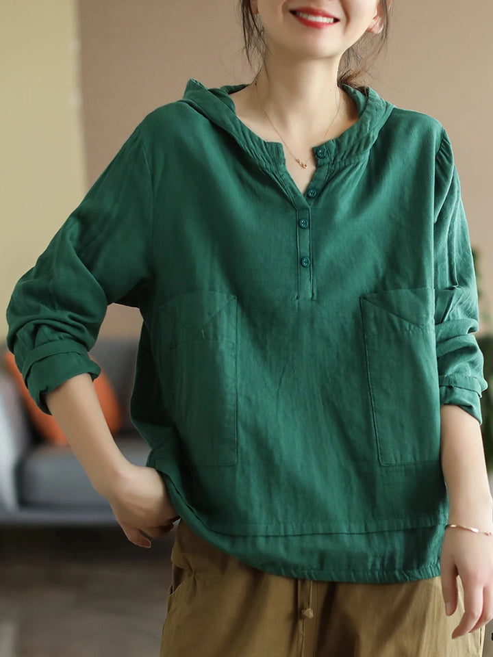 Haven Cotton Linen Hoodie
