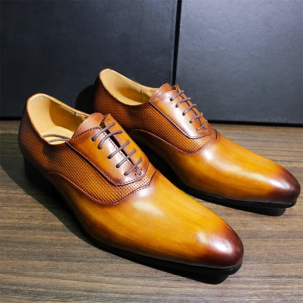 Granato Textured Panel Oxfords