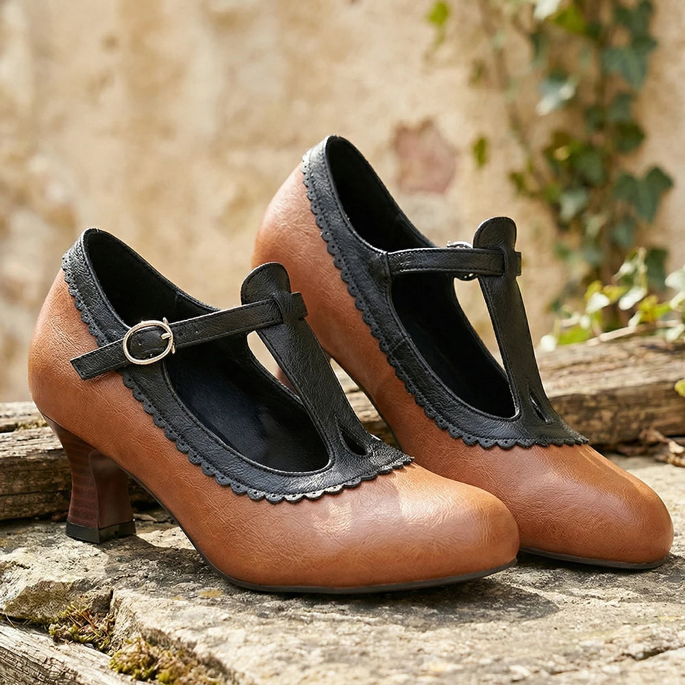 Arden T-Strap Heels