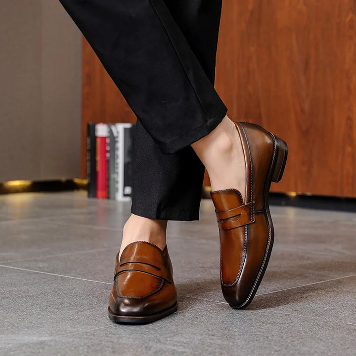 Caruso Leather Loafers