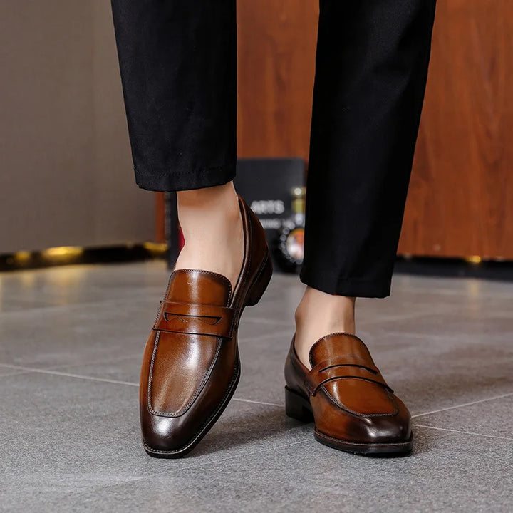 Caruso Leather Loafers