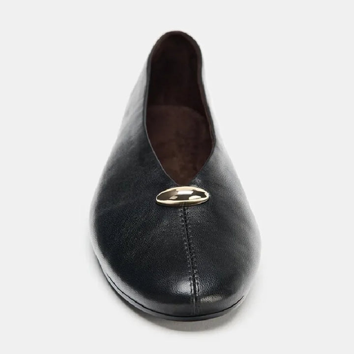 Delara Leather Flats