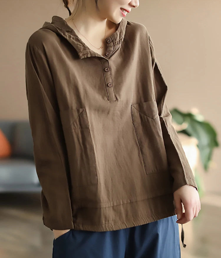 Haven Cotton Linen Hoodie