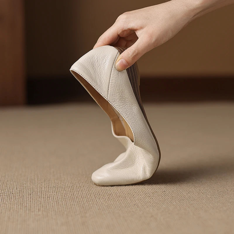 Layla Lowline Leather Flats