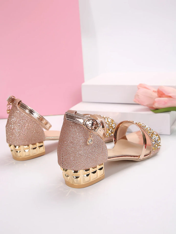 Orlina Crystal Strap Sandals
