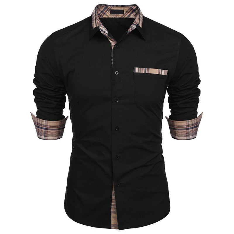 Tartan Cuff Dress Shirt
