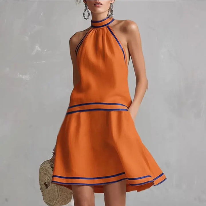 Aranciata Halter Mini Dress
