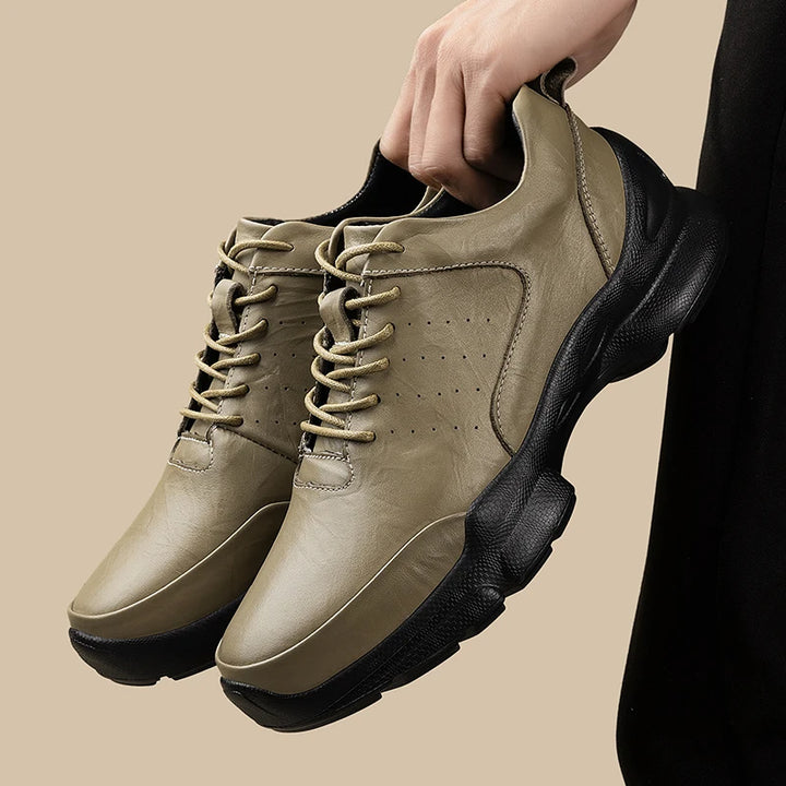 Andria Leather Trainer Shoes