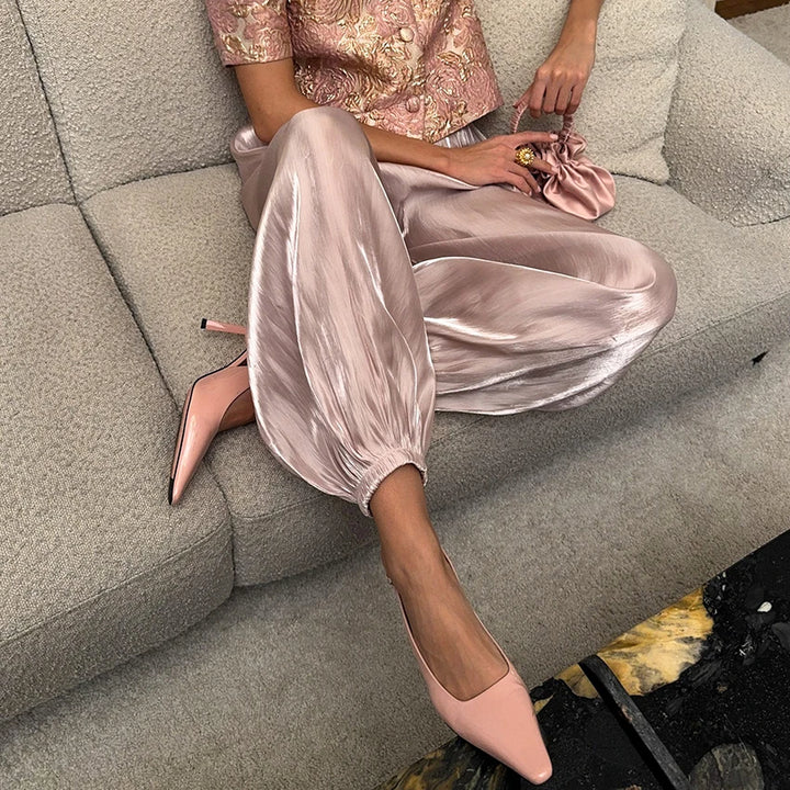 Silk Bloom Trousers