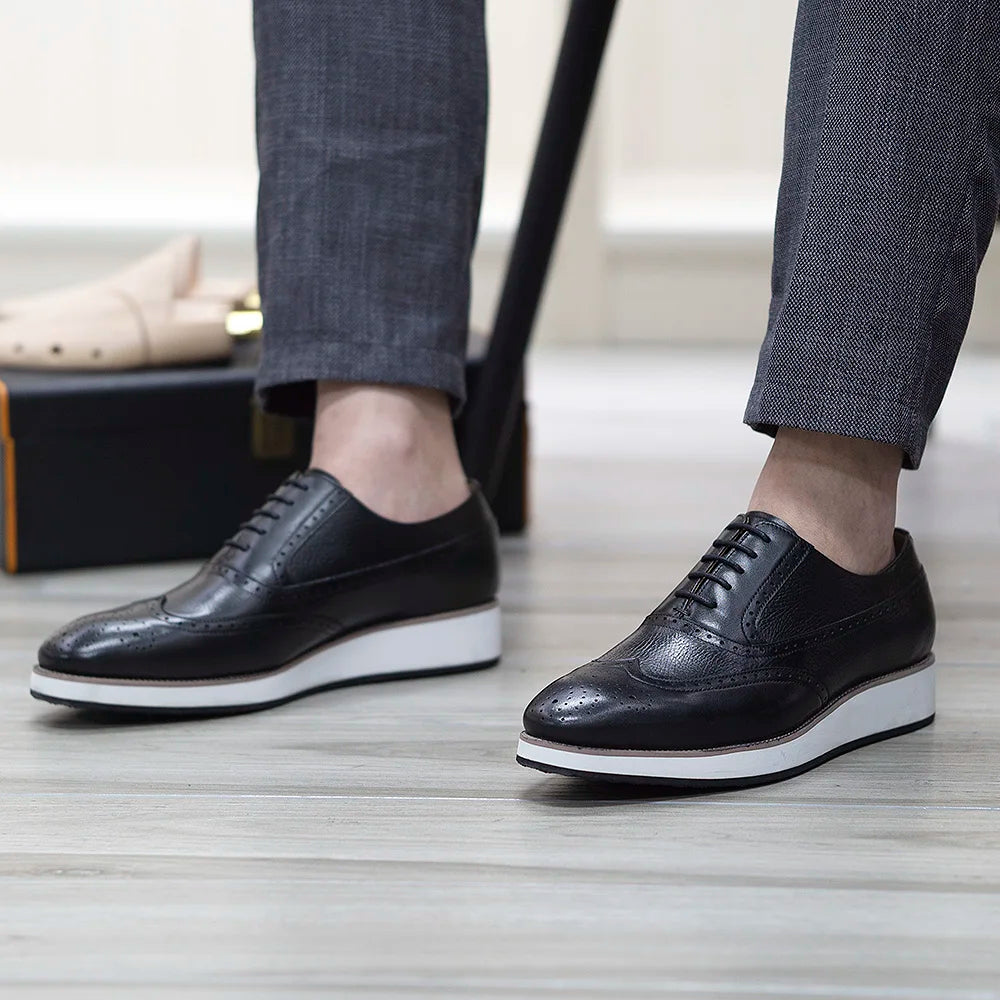 Borghese Wingtip Brogue Sneakers