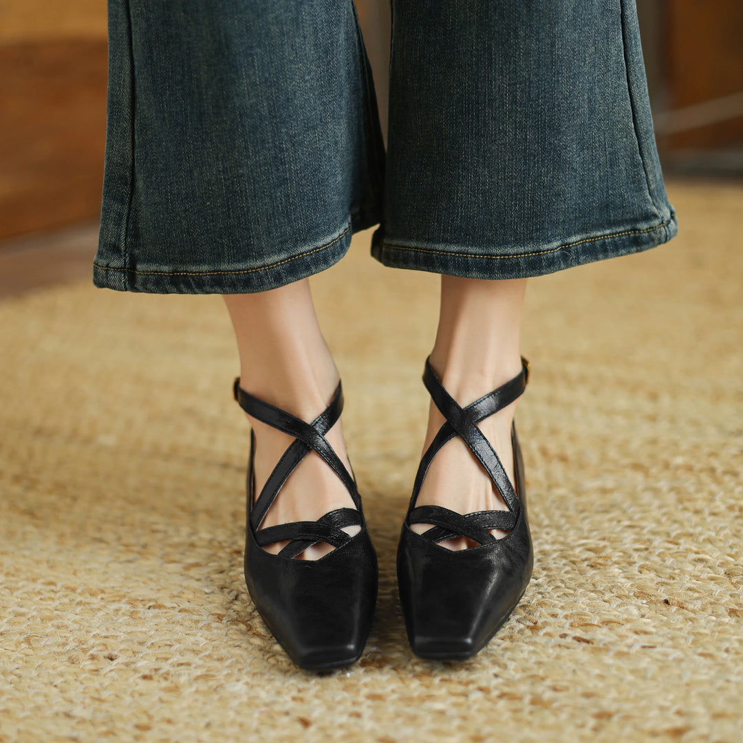 Lucera Leather Flats