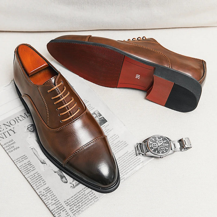 Cardinale Red Sole Oxfords