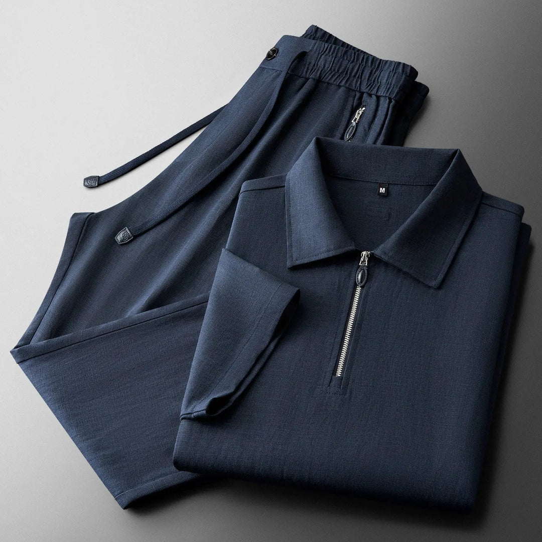 Halden Linen Zip Set
