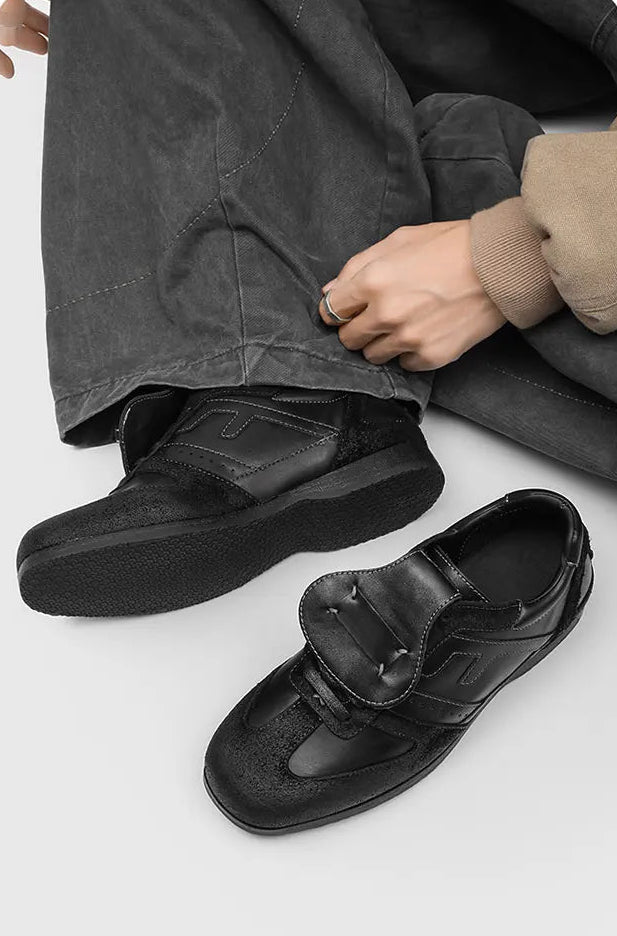 Flux Fold Leather Loafers