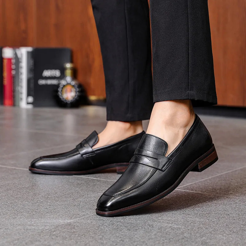 Caruso Leather Loafers