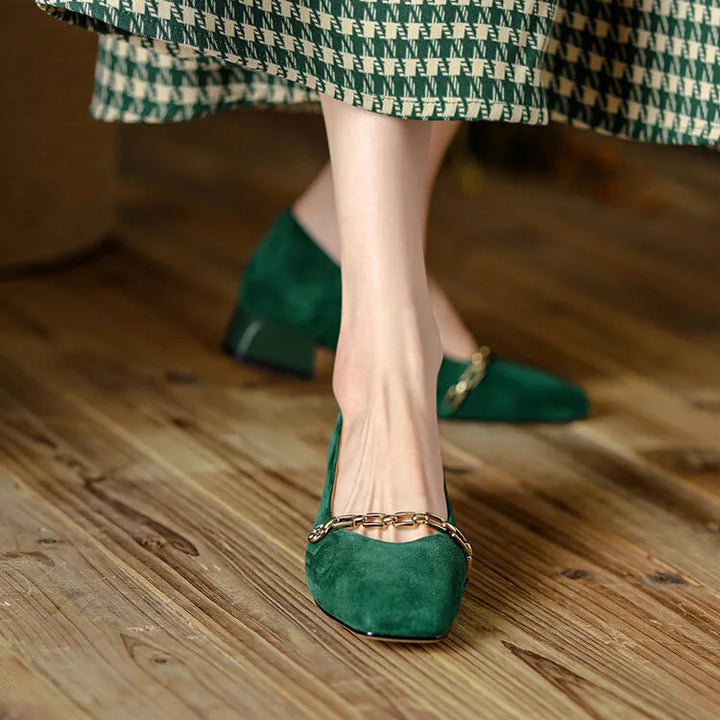 Marigold Chain Loafers