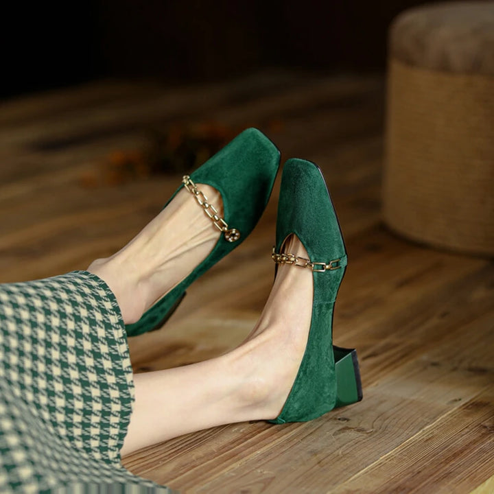 Marigold Chain Loafers
