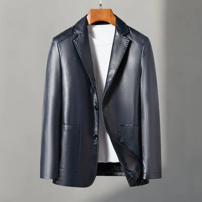 Everett Leather Blazer