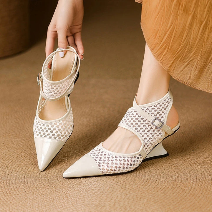 Marquesa Leather Slingbacks