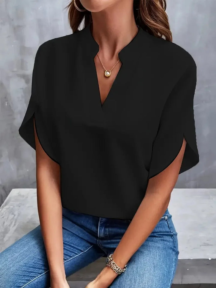 Brezza V-Neck Dolman Blouse
