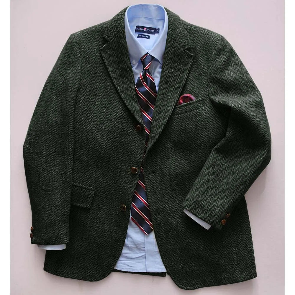 Lisca Herringbone Tweed Blazer