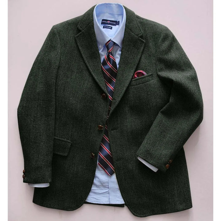 Lisca Herringbone Tweed Blazer