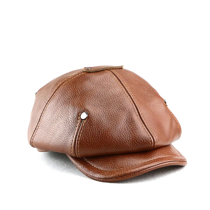 Caldwell Full Grain Leather Cap