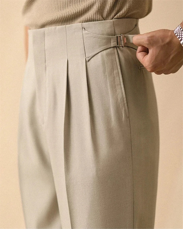 Napoli Gurkha Pleated Trousers
