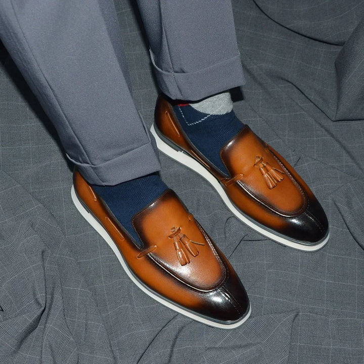 Tassetto Tassel Deck Loafers