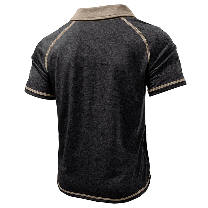Taschino Contrast-Collar Polo Shirt