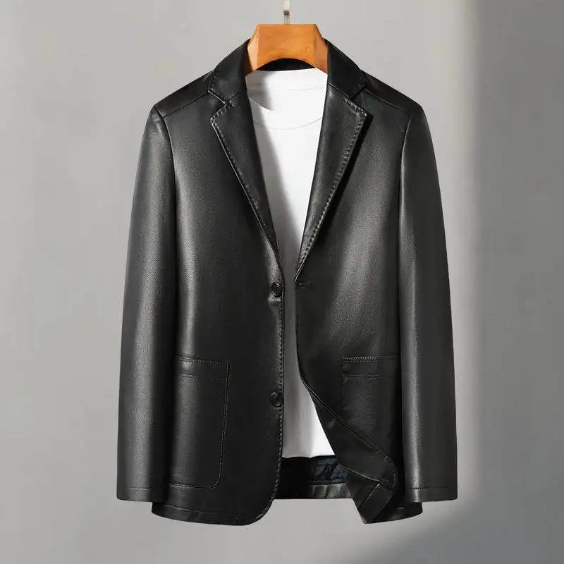 Everett Leather Blazer