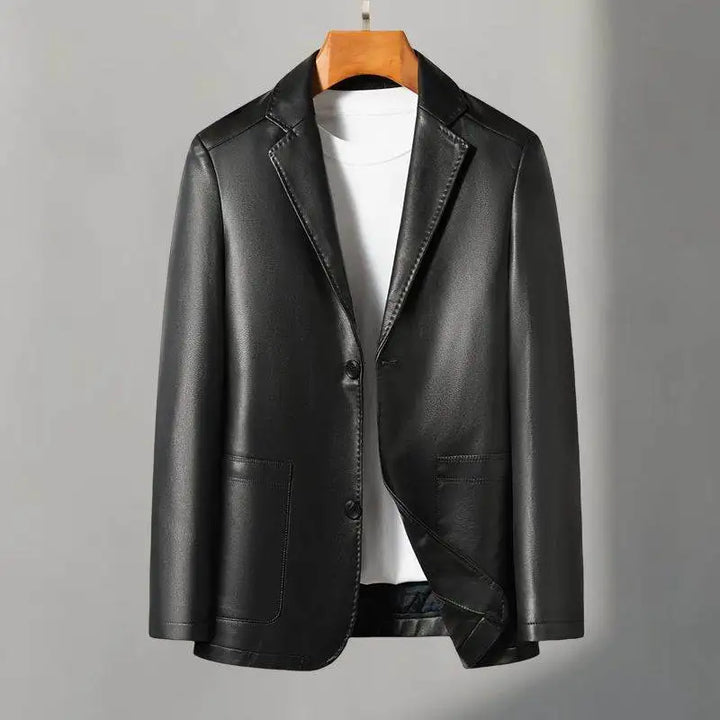 Everett Leather Blazer