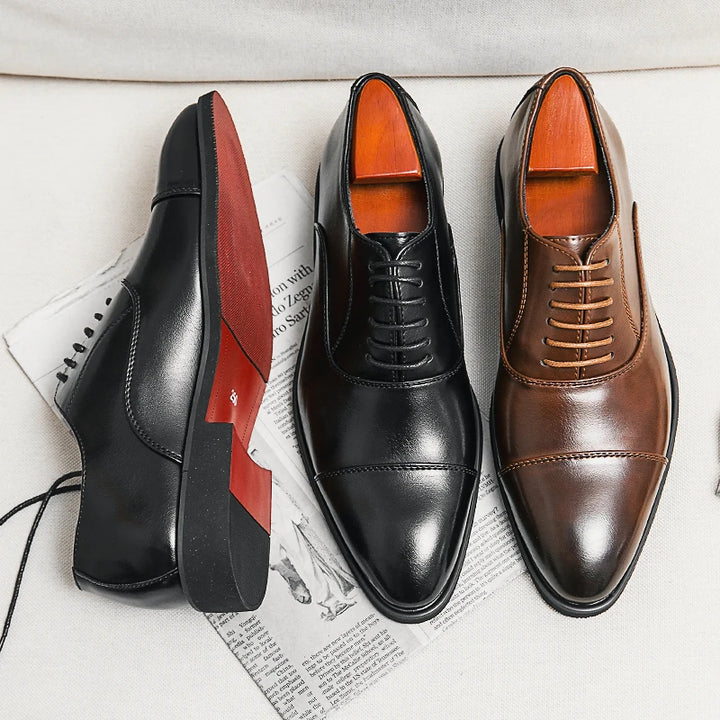 Cardinale Red Sole Oxfords