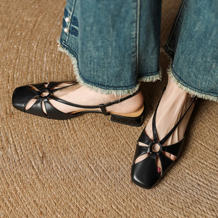 Sienna Cutout Slingbacks