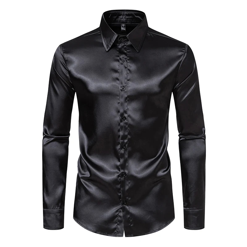 Lucente Satin Dress Shirt