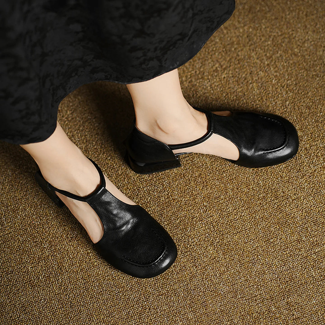 Minerva Leather Sandals