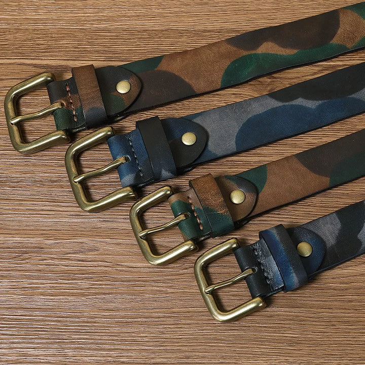 Outrider Camo Leather Belt