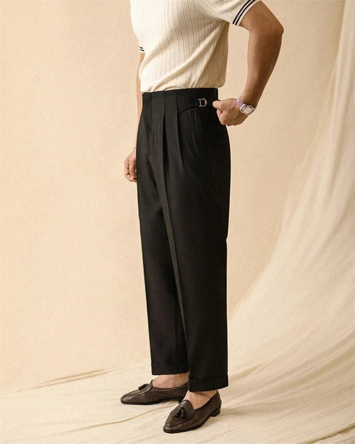 Napoli Gurkha Pleated Trousers